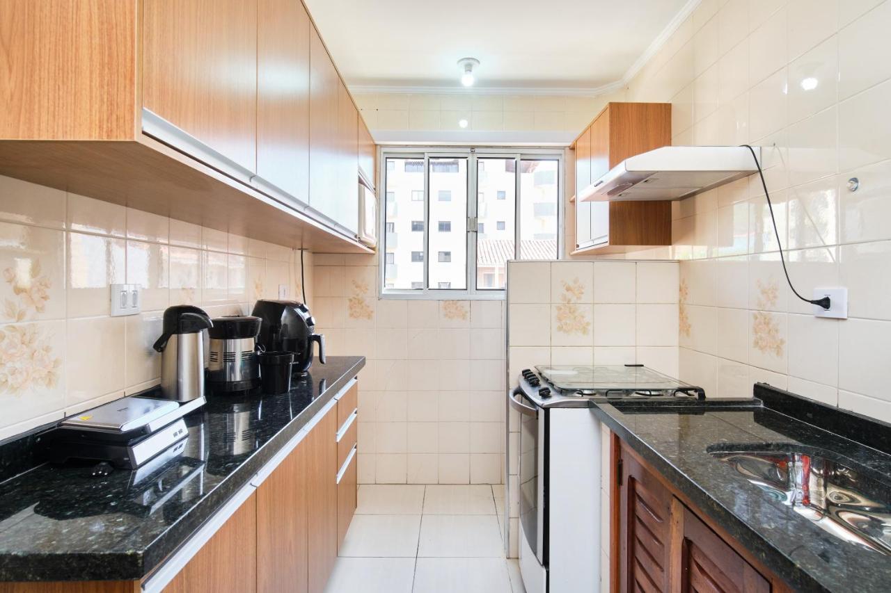 Apartamento A 100 Metros Da Praia, Bem Localizado, Com Ar Condicionado E Wi-Fi - 14 - Edificio Lenamar II Ubatuba Kültér fotó