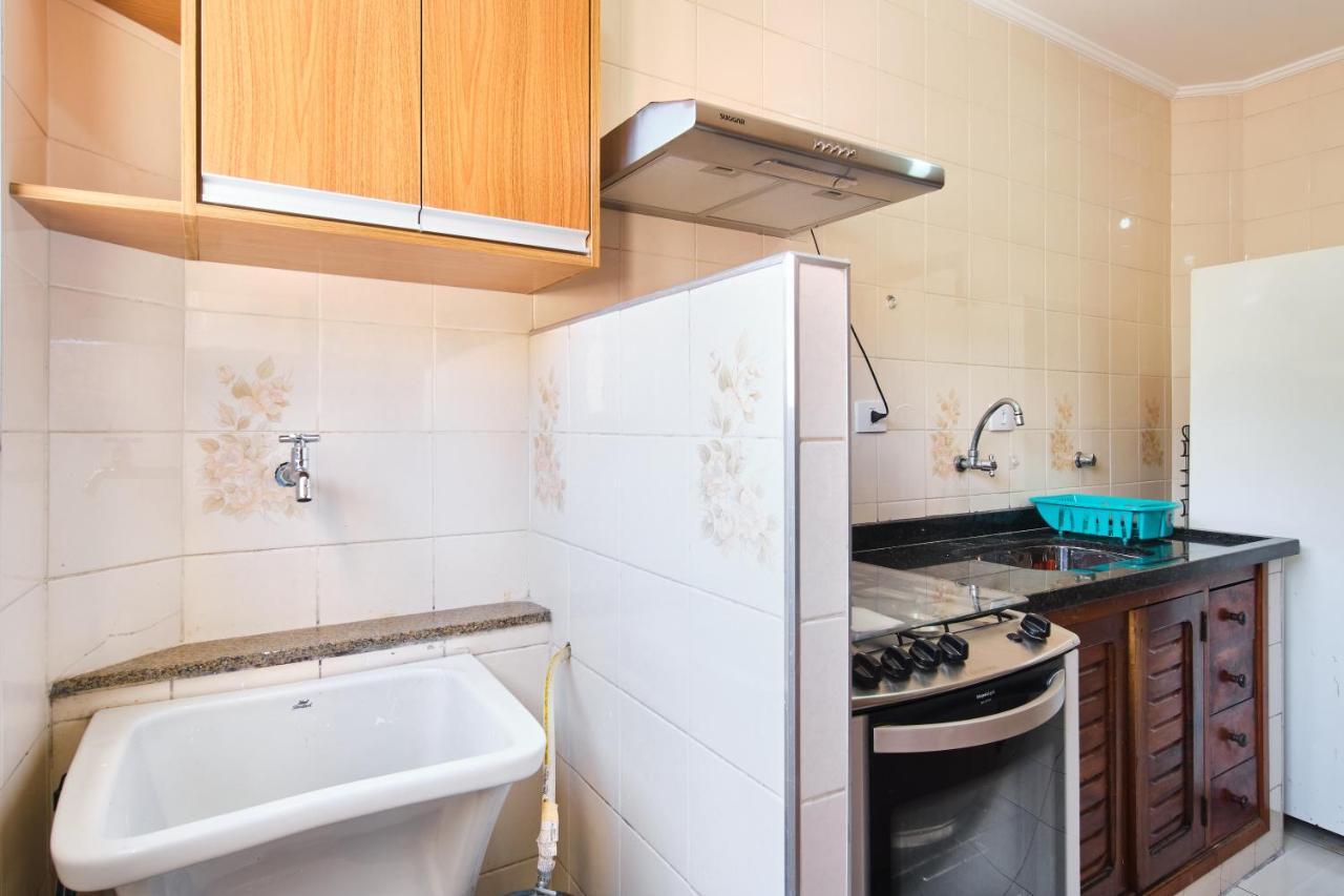 Apartamento A 100 Metros Da Praia, Bem Localizado, Com Ar Condicionado E Wi-Fi - 14 - Edificio Lenamar II Ubatuba Kültér fotó
