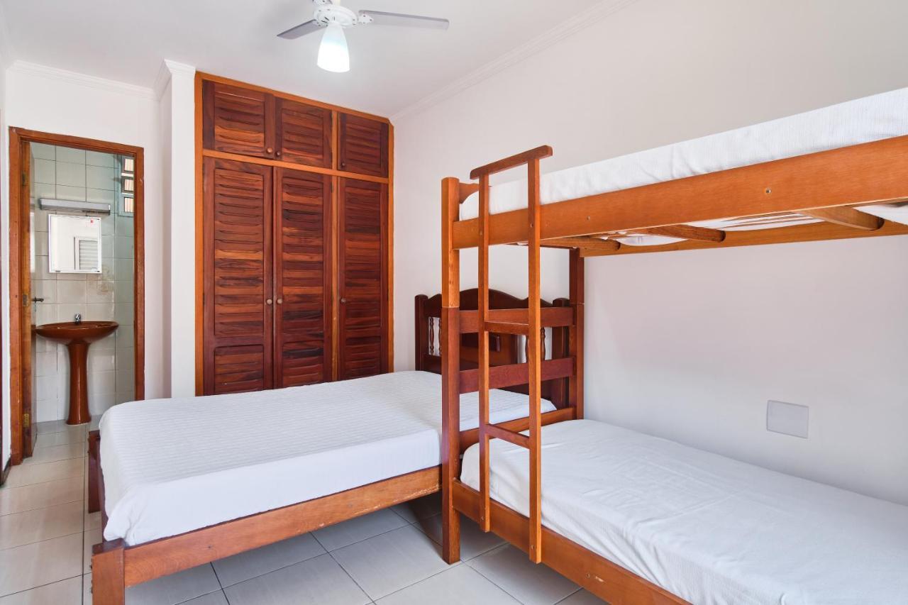 Apartamento A 100 Metros Da Praia, Bem Localizado, Com Ar Condicionado E Wi-Fi - 14 - Edificio Lenamar II Ubatuba Kültér fotó